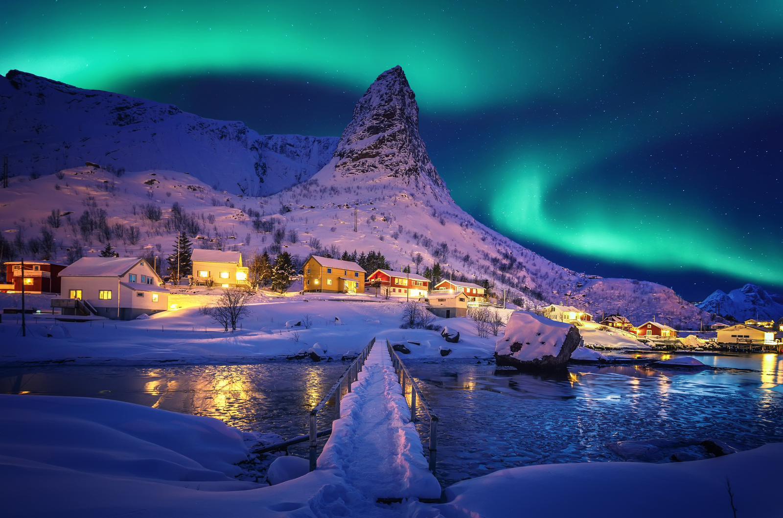 auroras boreales en Laponia